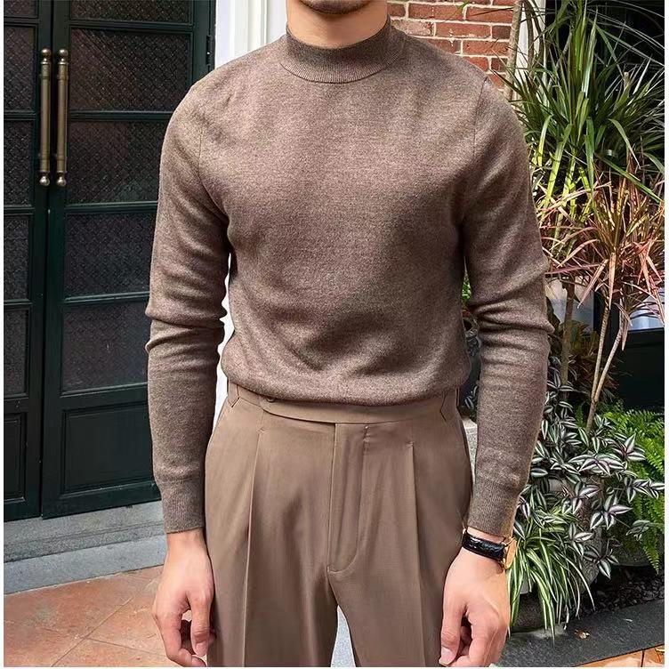 Mock Neck Knit Sweater