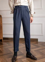 Autumn/Winter Wool Straight Suit Pants