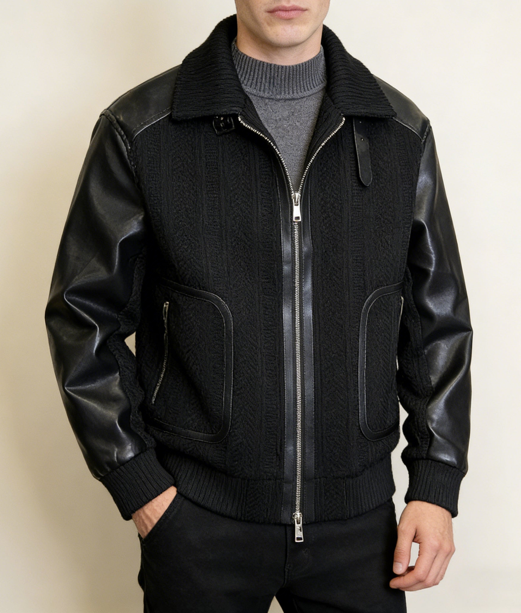 Structured Knit Jacket