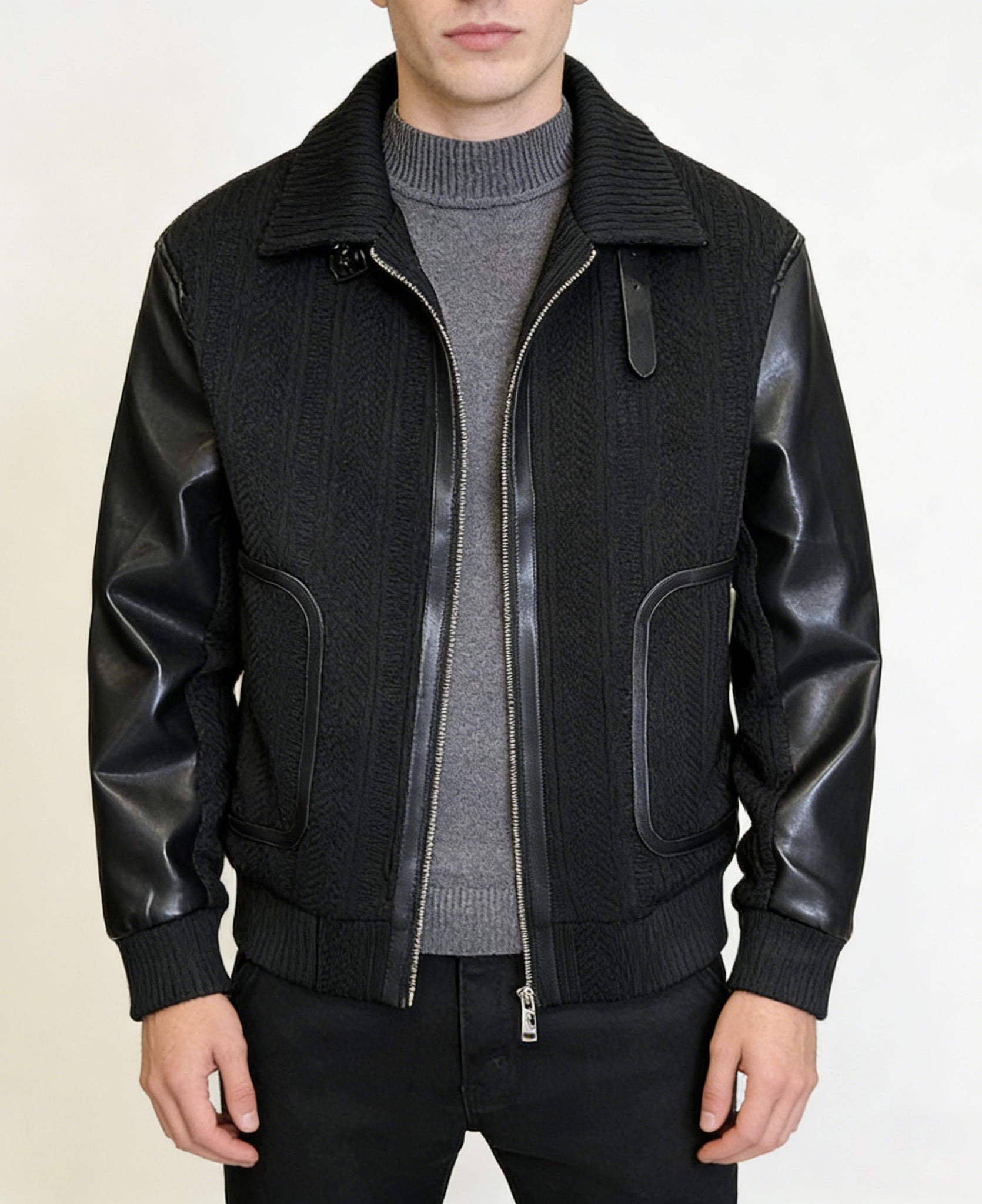 Structured Knit Jacket