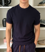 Men's Crewneck Comfortable Casual Short-Sleeve Set