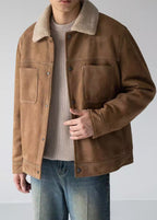 Shearling Suede Jacket