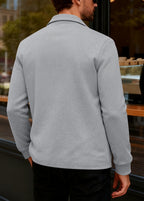 Men's Heavyweight Fleece-Lined Shacket – European Fit Tailored Winter Jacket