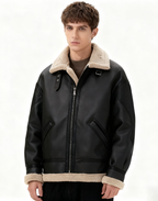 Lamb Shearling Suede Jacket