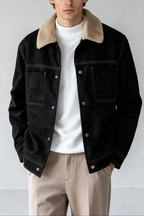 Shearling Suede Jacket