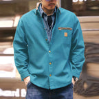 Men's Casual Workwear Overshirt Jacket