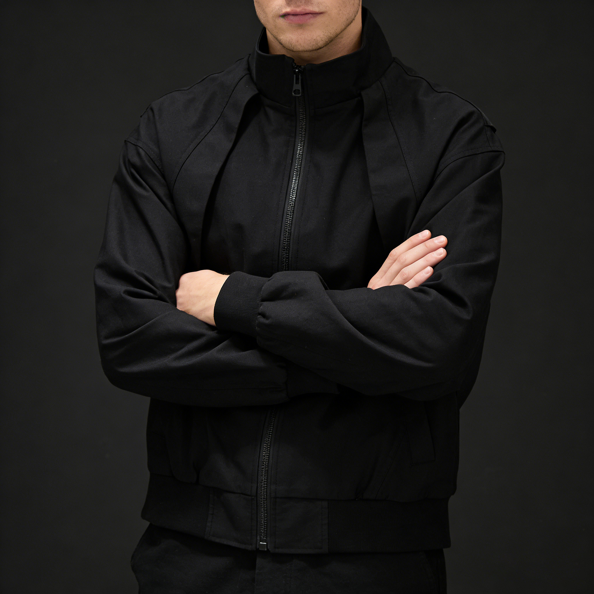 Stand Collar Casual Jacket