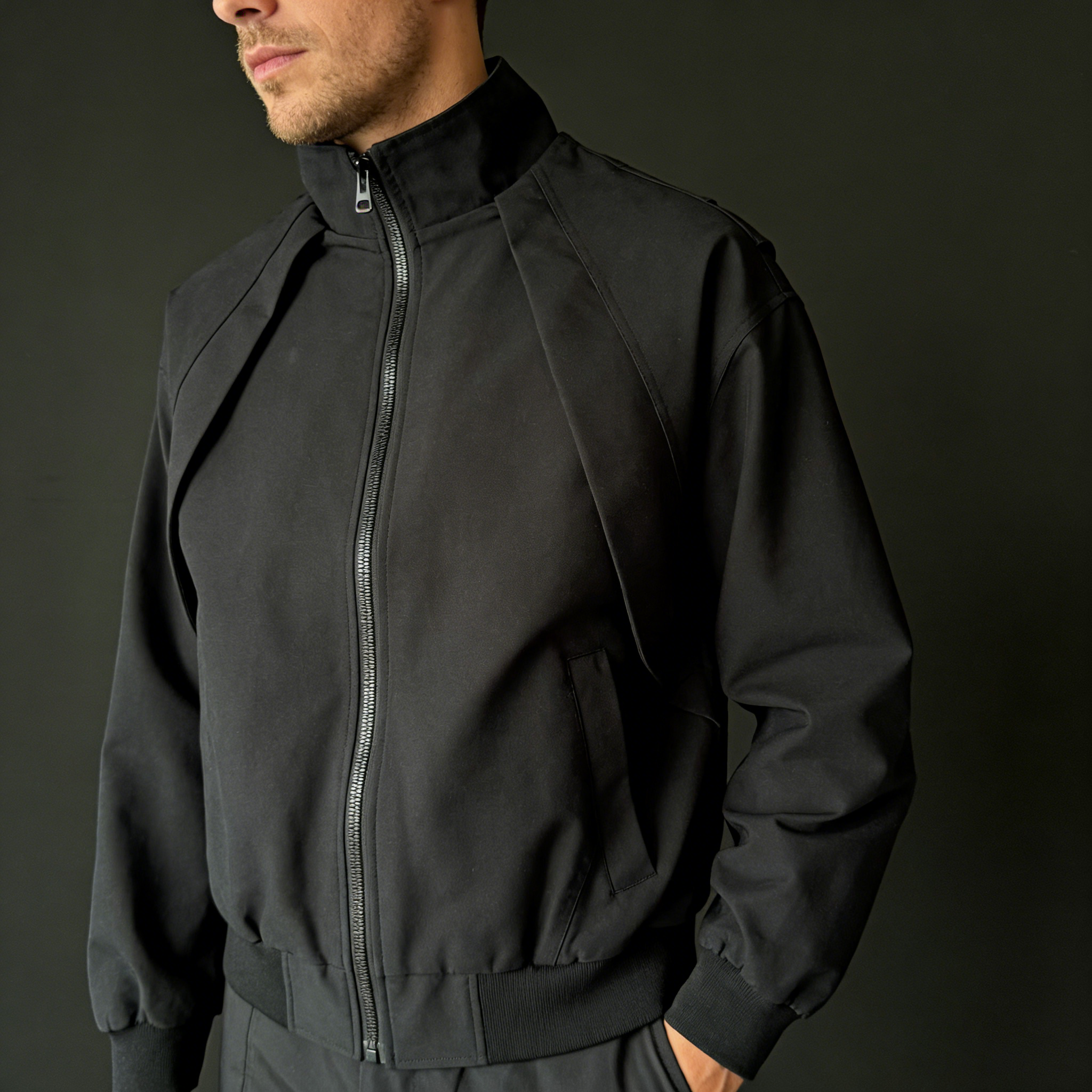 Stand Collar Casual Jacket