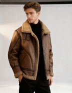 Lamb Shearling Suede Jacket