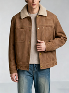Shearling Suede Jacket