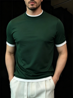Men's Comfortable Faux Twinset Short-Sleeve T-Shirt