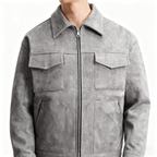 Suede Multi-Pocket Casual Jacket