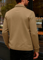 Men's Heavyweight Fleece-Lined Shacket – European Fit Tailored Winter Jacket