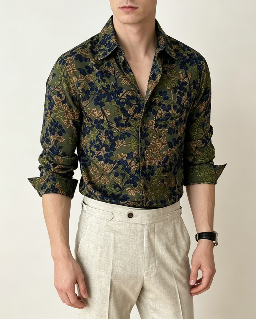 Men's Premium Artistic Print Shirt