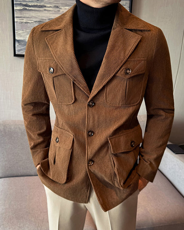 Men’s Corduroy Tailored Field Blazer