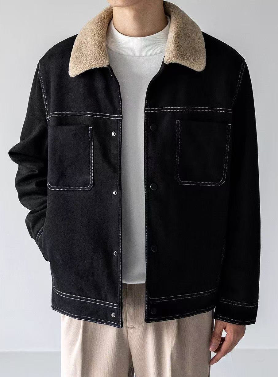 Shearling Suede Jacket