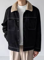 Shearling Suede Jacket