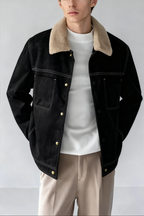 Shearling Suede Jacket