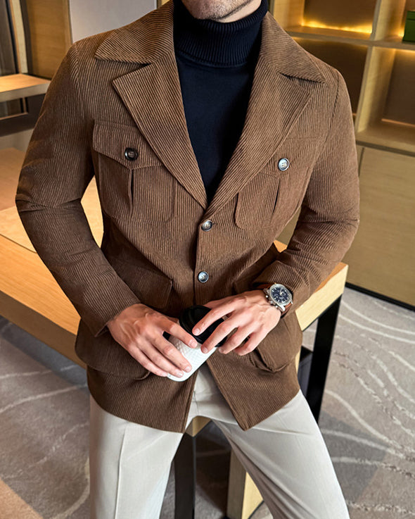 Men’s Corduroy Tailored Field Blazer