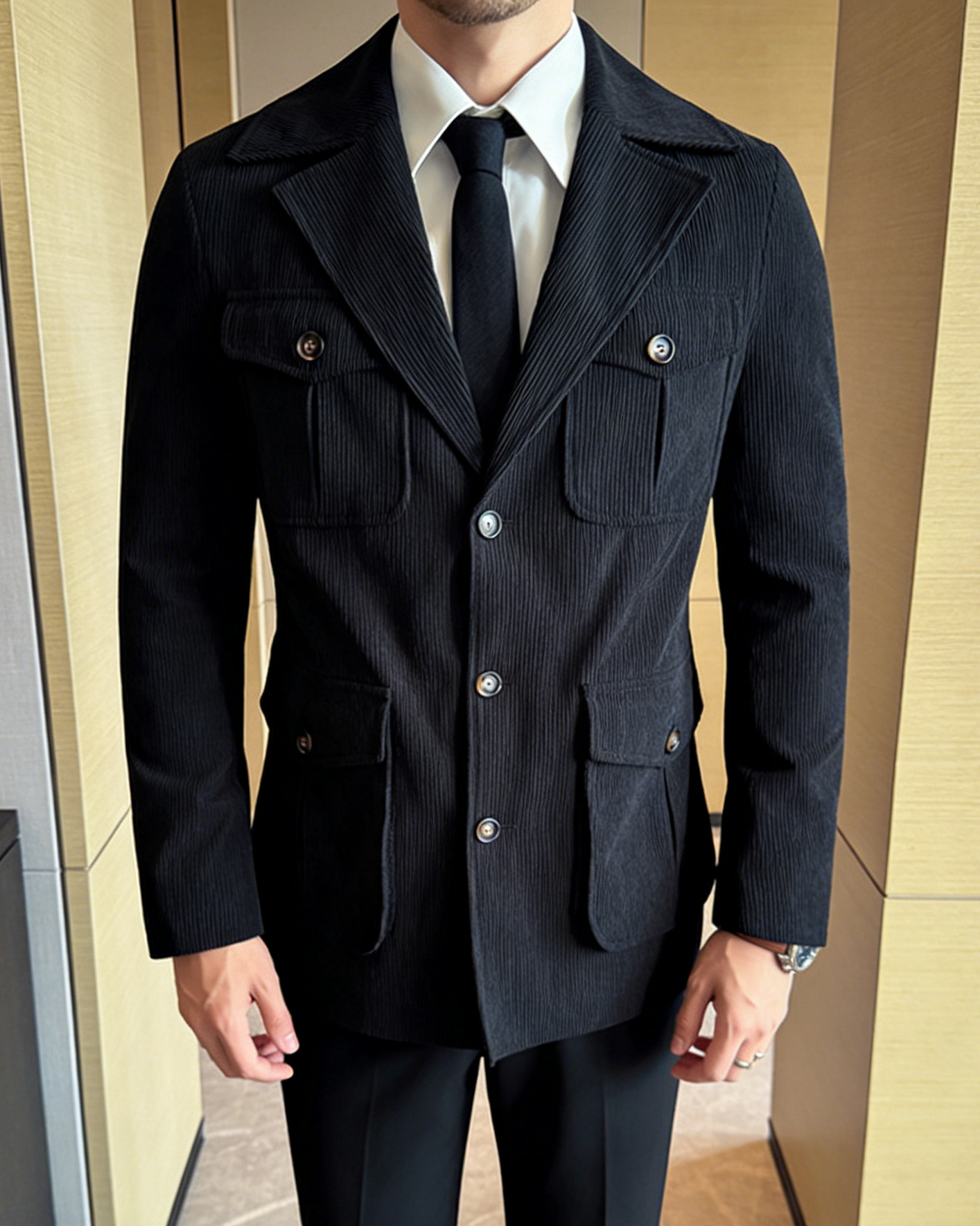 Men’s Corduroy Tailored Field Blazer