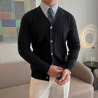 Buttoned Knit Cardigan