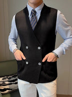 Autumn Winter Knitted Vest - Versatile Layering Essential