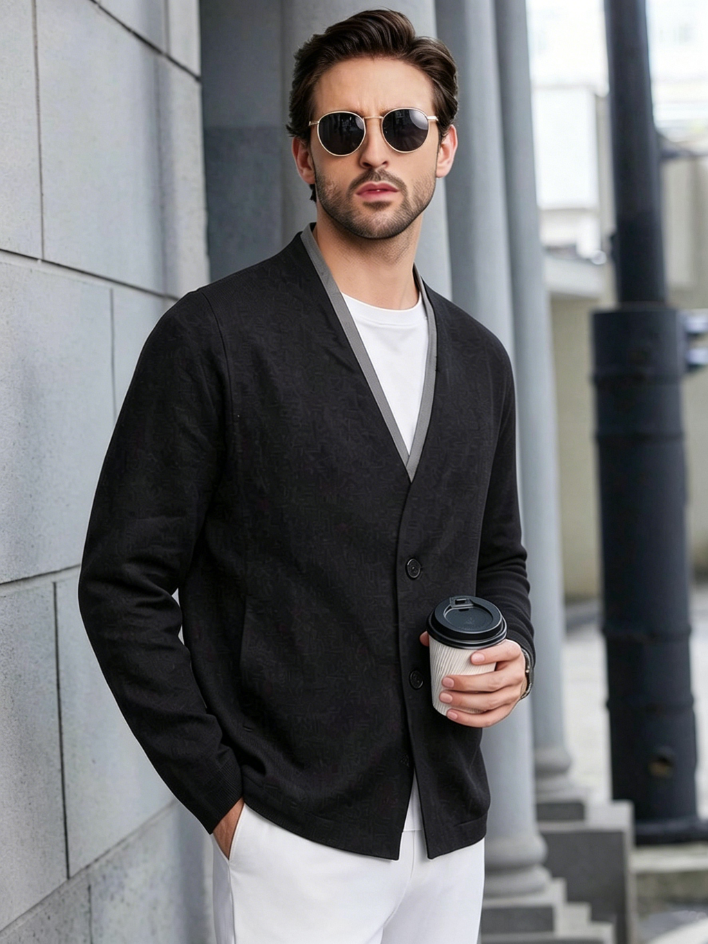 Minimalist Layered Breathable Suit Jacket