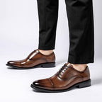 Oxford Lace-Up Leather Shoes