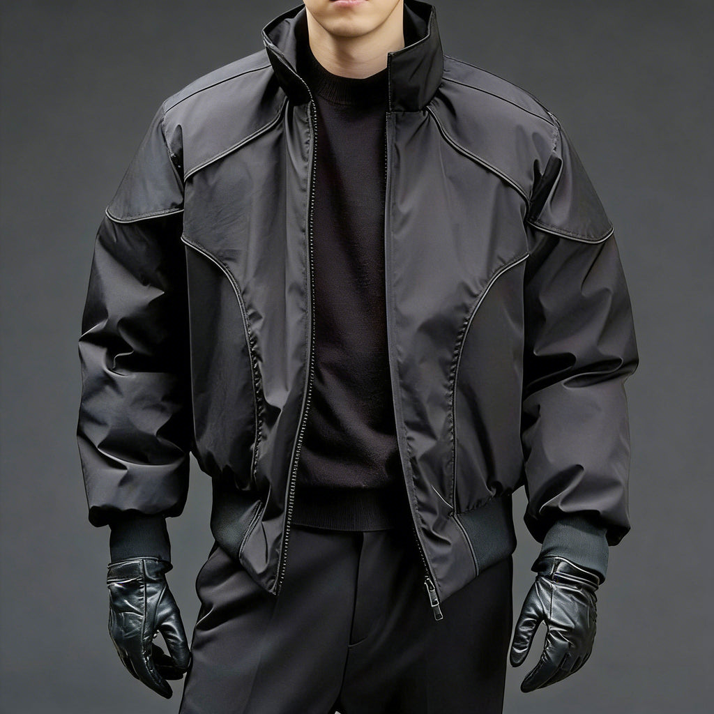 Vintage Lapel Warm Flight Jacket