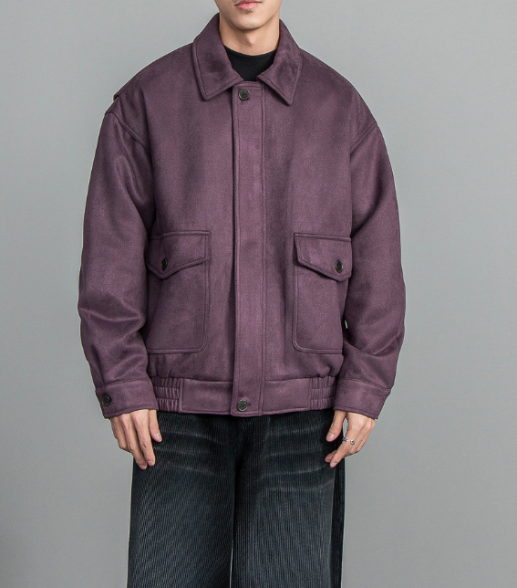 Vintage Lapel Workwear Jacket