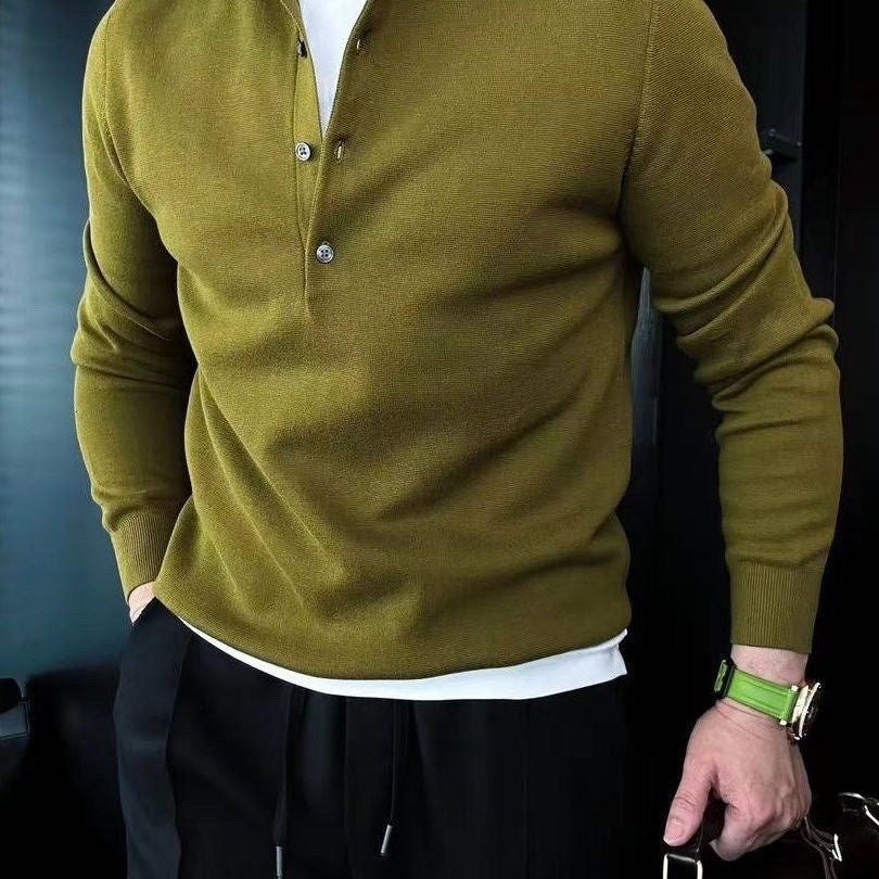 Classic Polo Knit Top