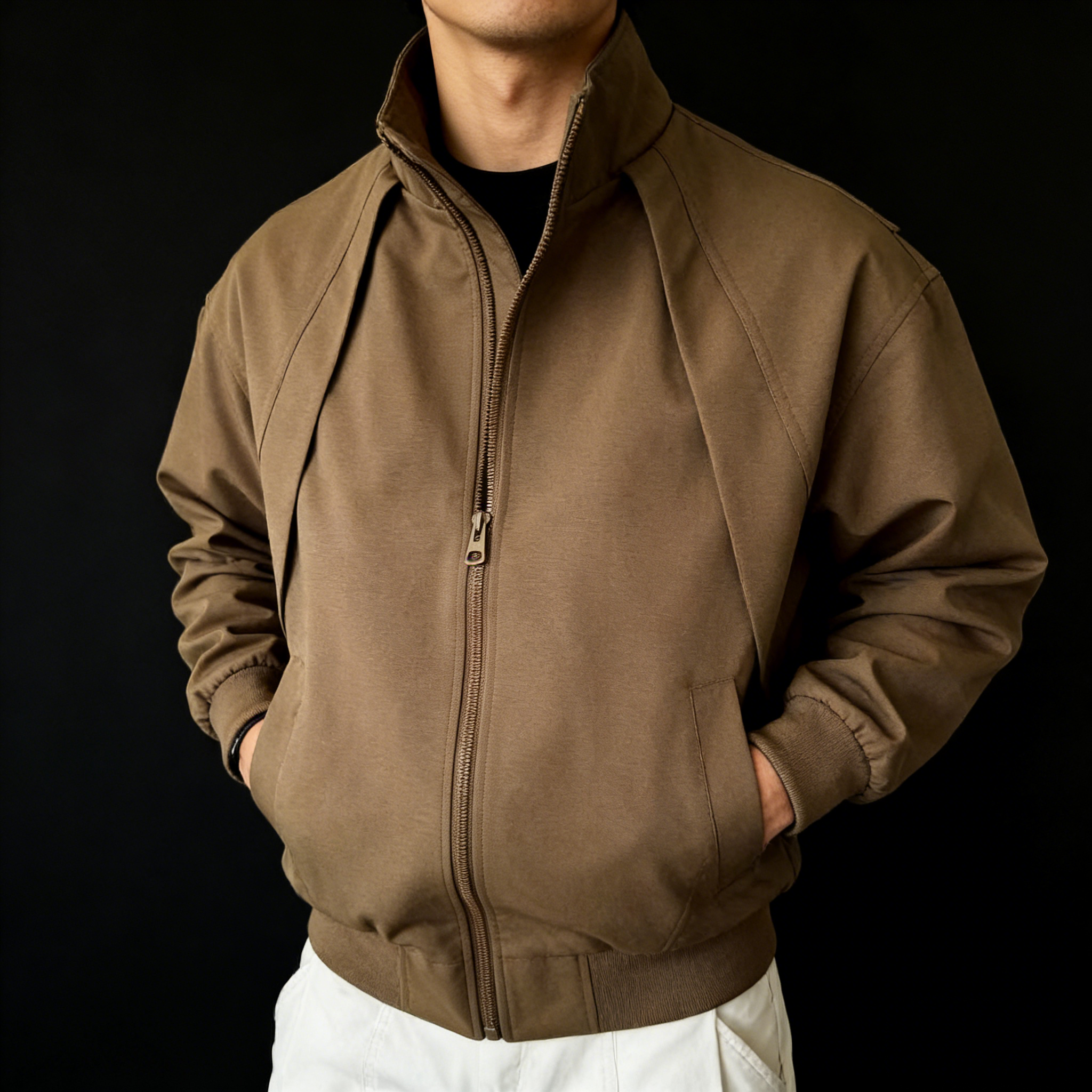 Stand Collar Casual Jacket