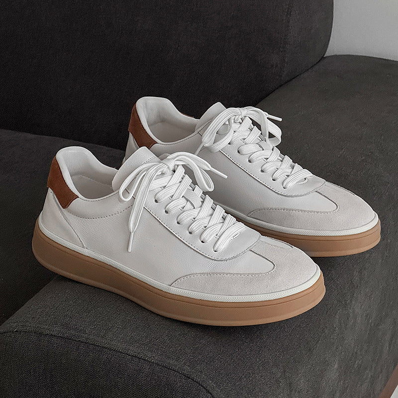 Breathable Casual Leather Sneakers