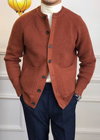 Men’s Premium Knit Cardigan – Smart Casual Layer for Fall & Winter
