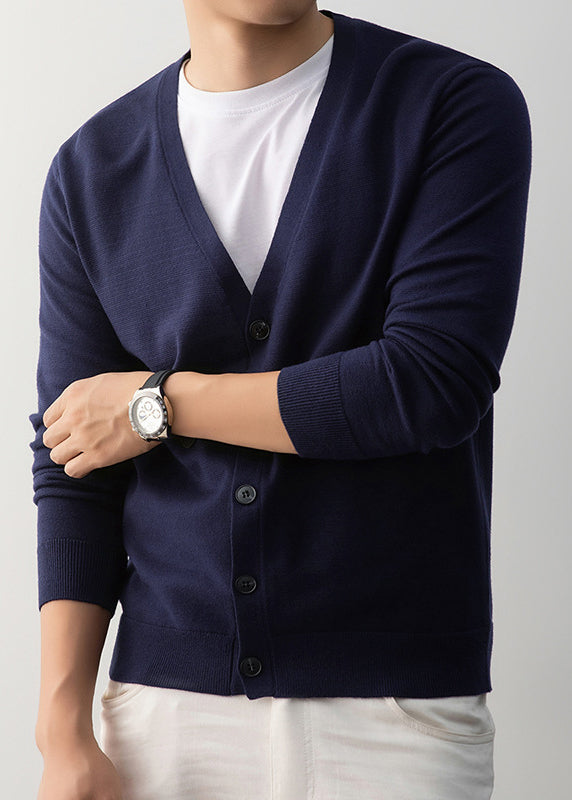 Men’s Lightweight V-Neck Knit Cardigan