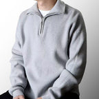 Half-Zip Pullover Knit Sweater