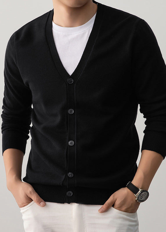 Men’s Lightweight V-Neck Knit Cardigan