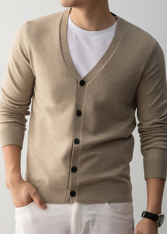 Men’s Lightweight V-Neck Knit Cardigan