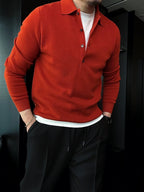 Classic Polo Knit Top