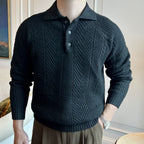 Men's Warm & Cozy Button Pullover Sweater