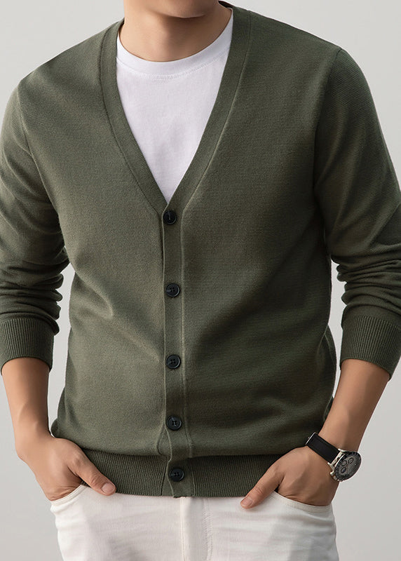 Men’s Lightweight V-Neck Knit Cardigan