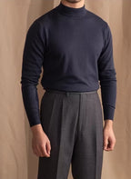 Mock Neck Knit Sweater