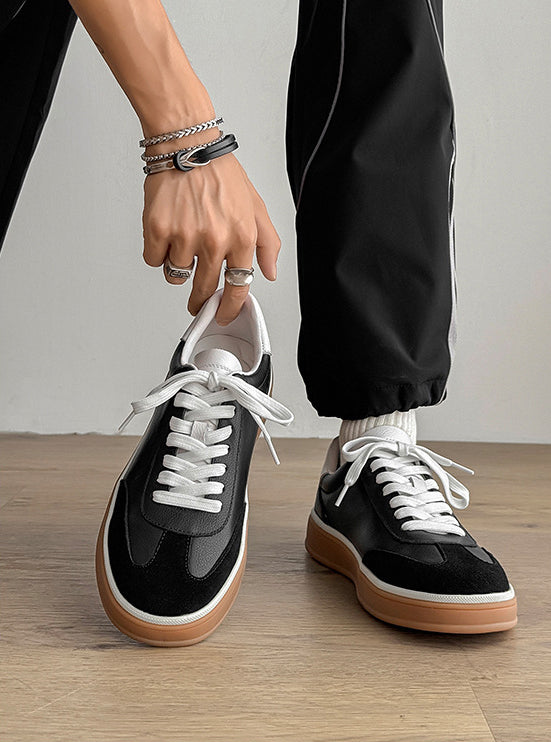 Breathable Casual Leather Sneakers
