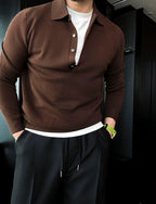 Classic Polo Knit Top