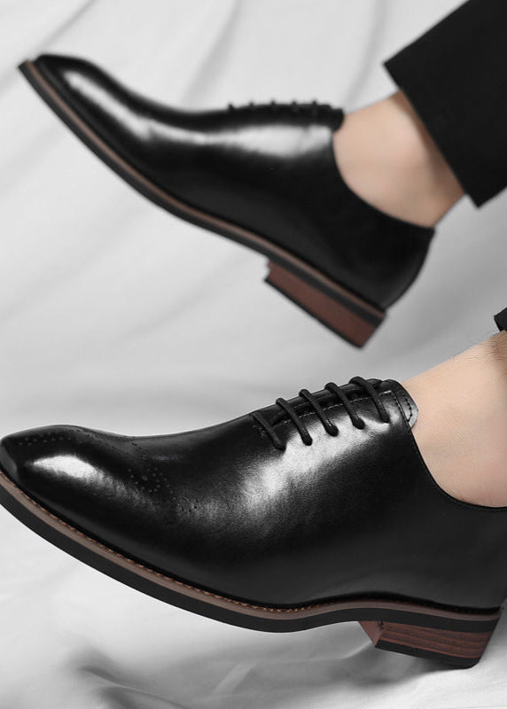 British Oxford Leather Dress Shoes — Men’s Business & Wedding Shoes
