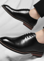 British Oxford Leather Dress Shoes — Men’s Business & Wedding Shoes