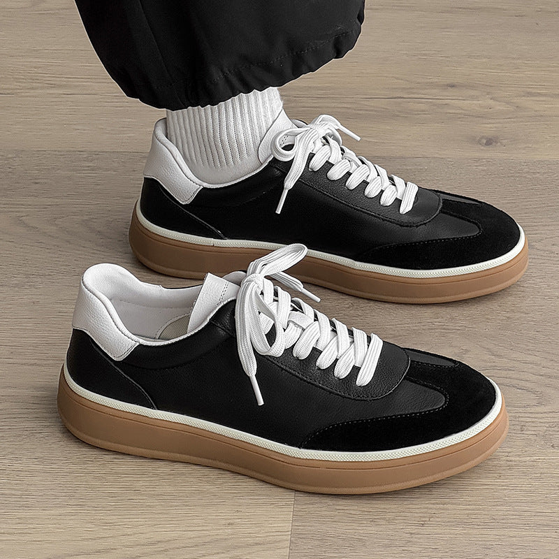 Breathable Casual Leather Sneakers