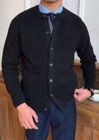Men’s Premium Knit Cardigan – Smart Casual Layer for Fall & Winter