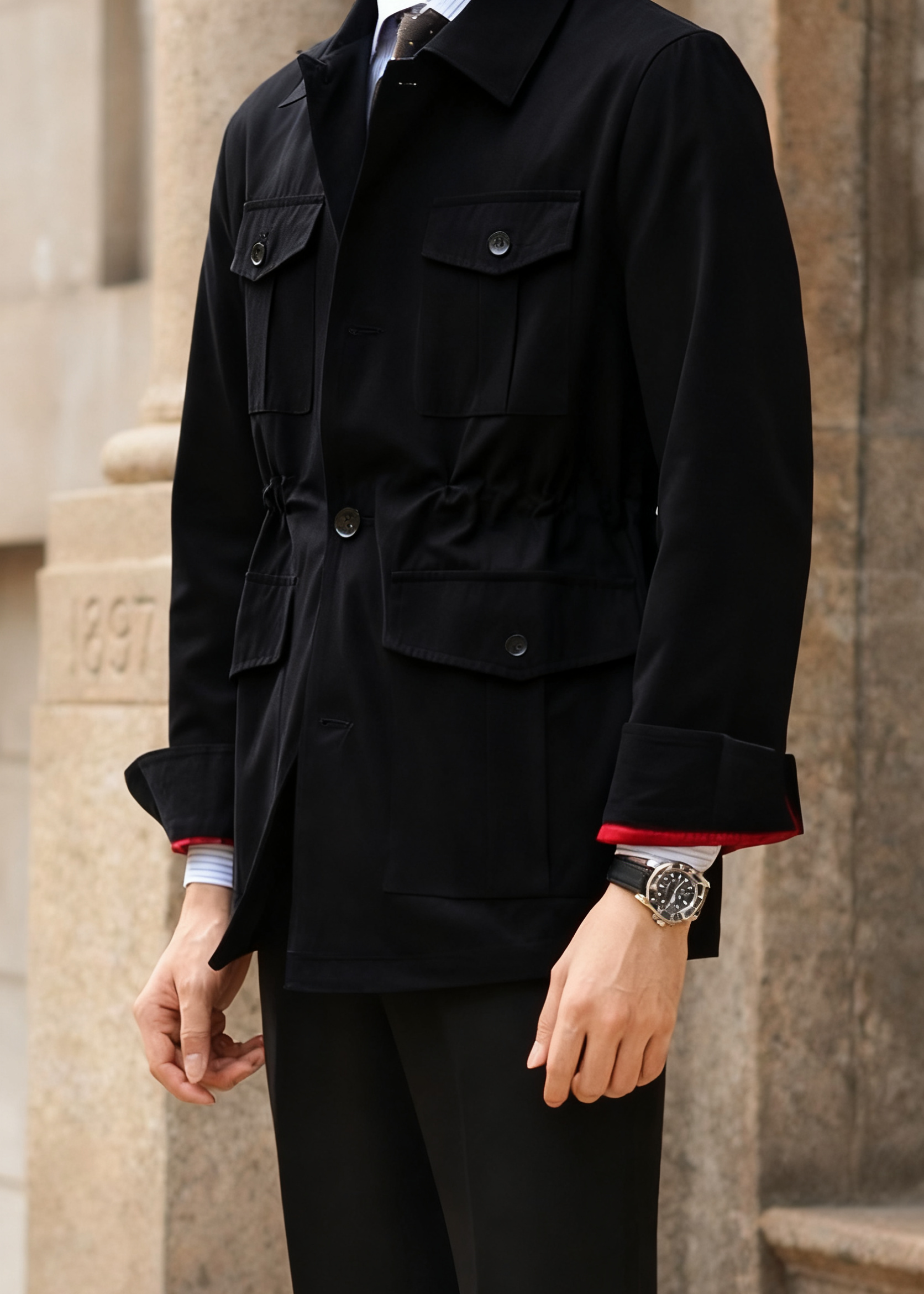 Retro Cargo Workwear Jacket