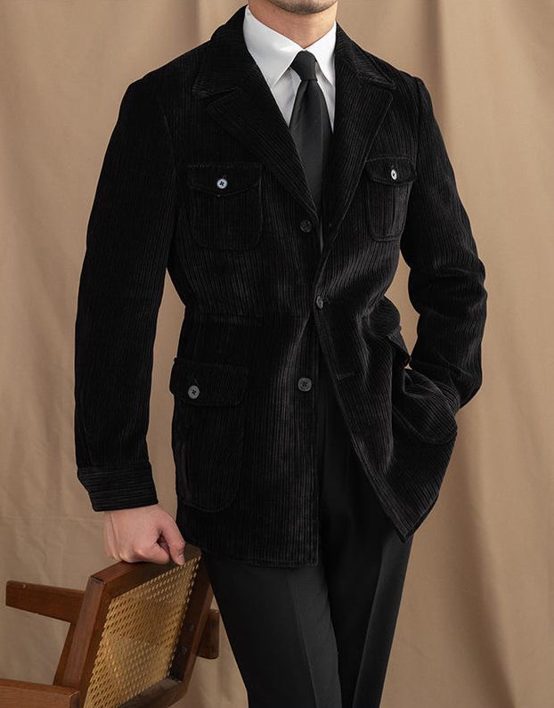 Casual Multi-Pocket Blazer